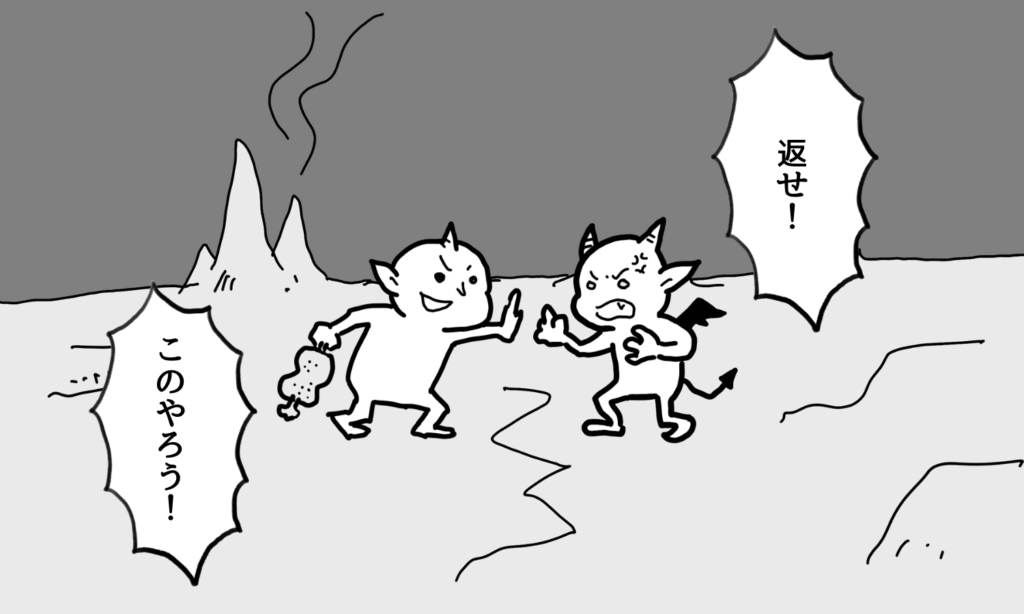 【漫画】従業員(配下)同士がトラブルを起こしている様子